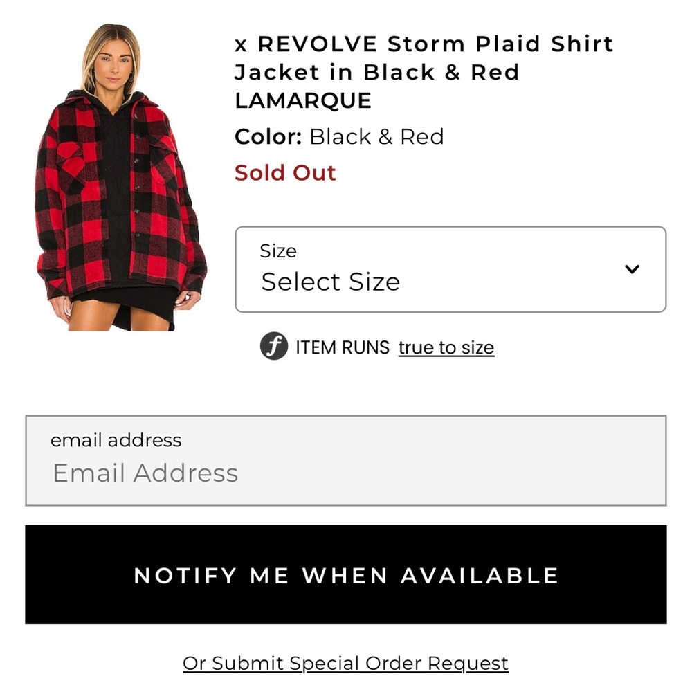 LAMARQUE Black and Red Plaid Teddy Jacket